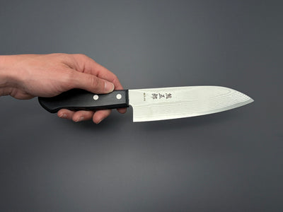 Tetsuhiro VG1 Damascus Santoku