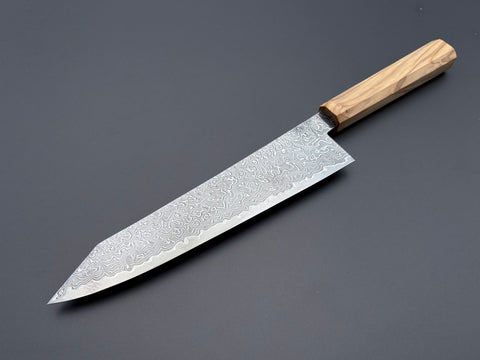 Hatsukokoro Ryuhyo SG2 Damascus Kiritsuke Gyuto 210mm