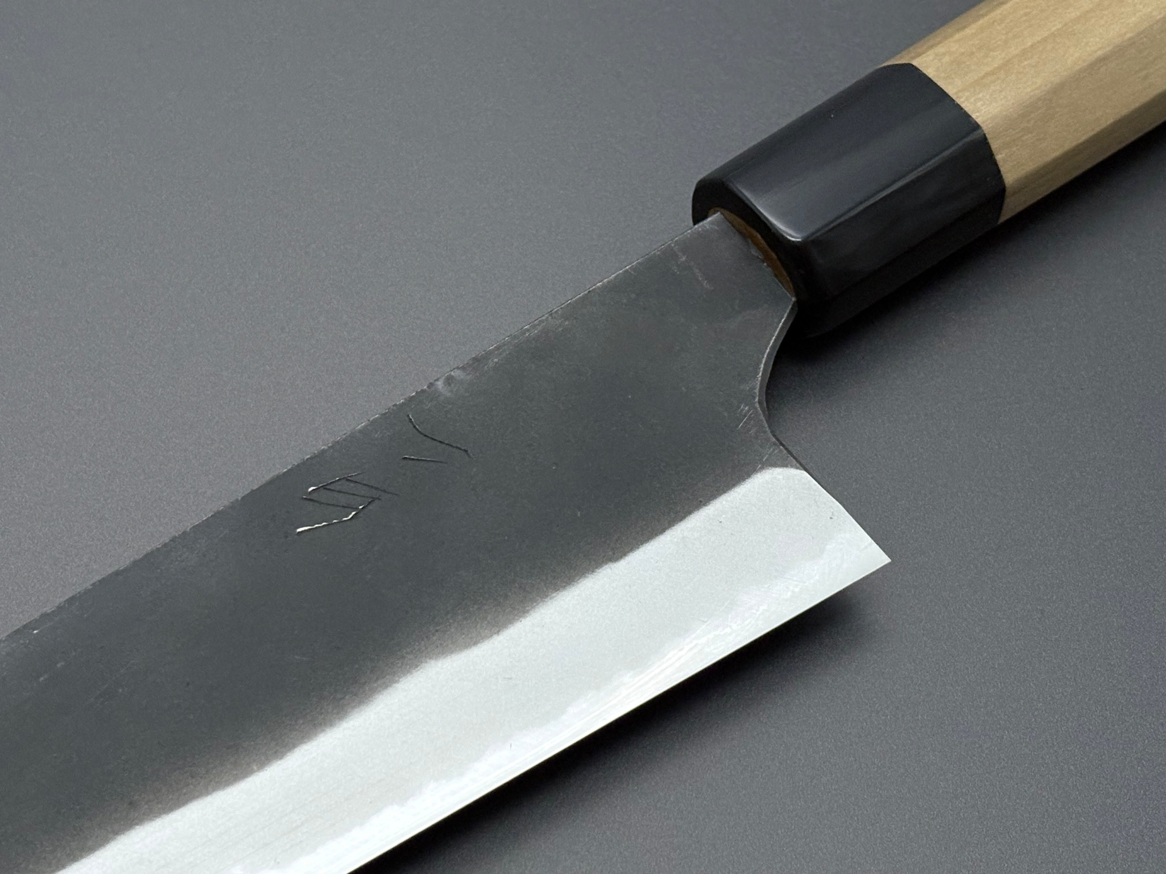 Naoki Mazaki White #2 Kurouchi Gyuto 210mm