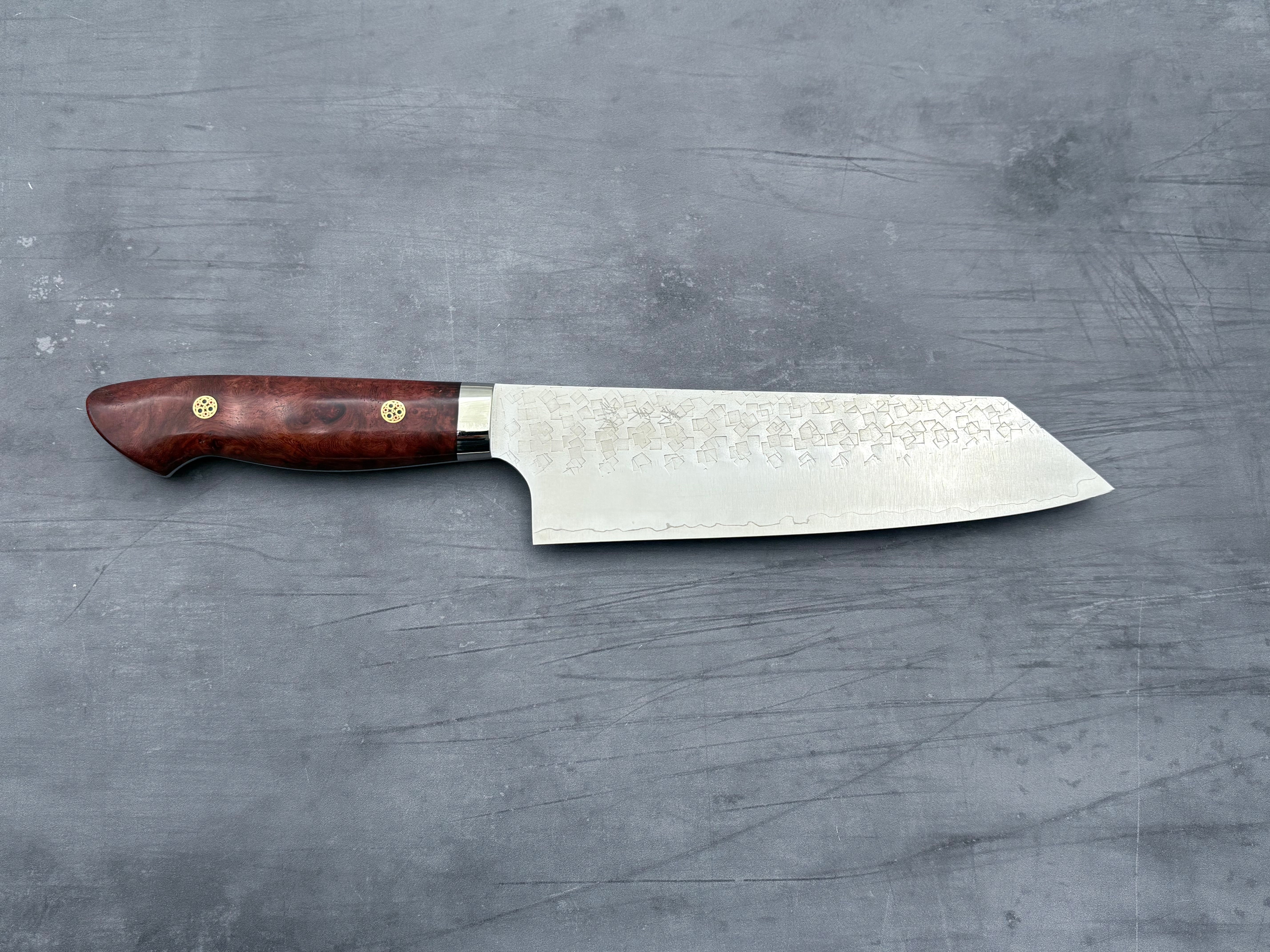 Yoshimi Kato SG2 Tsuchime Bunka with karin wood handle