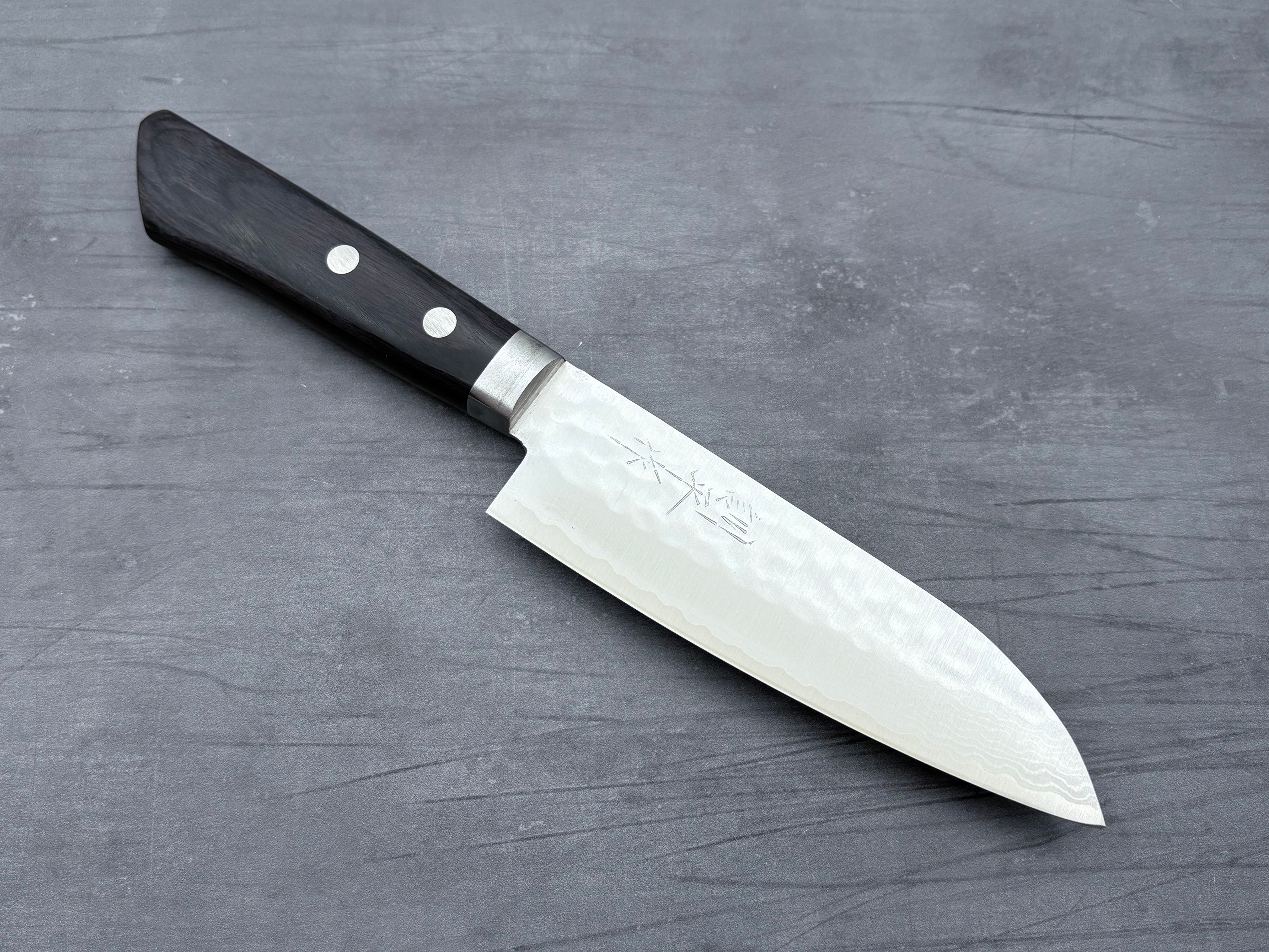 Masutani Hamono V10 Tsuchime Damascus Ko-Santoku