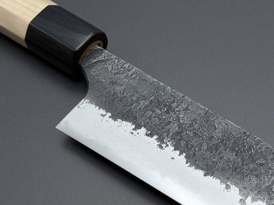 Naoki Mazaki White #2 Kurouchi Nashiji Sujihiki 300mm