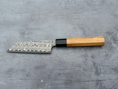 Nigara Hamono SG2 Damascus Kiritsuke Petty 120mm