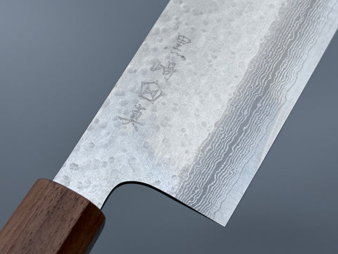 Makoto Kurosaki VG7 Damascus Tsuchime Nakiri