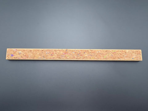 Handmade Oak & Rainbow Cork Magnetic Knife Rack