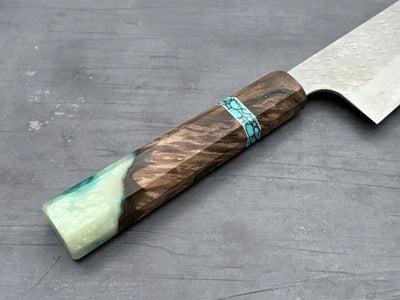 Nigara Hamono SG STRIX Damascus Gyuto 210mm x Letshandlethis