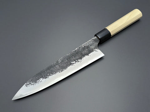 Naoki Mazaki White #2 Kurouchi Nashiji Gyuto 210mm