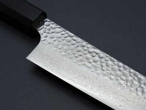 Hatsukokoro VG10 Damascus Tsuchime Gyuto 210mm