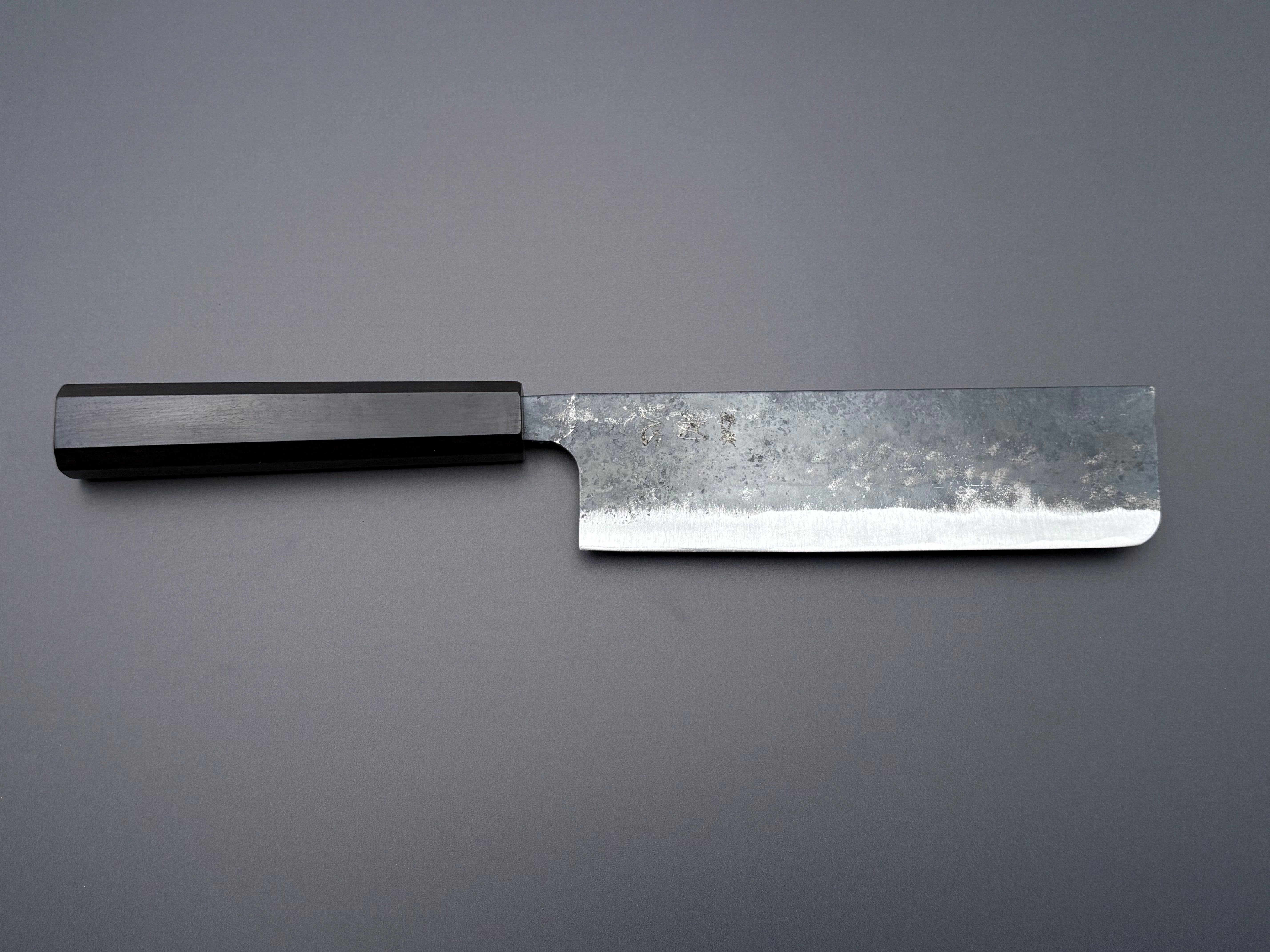 Hatsukokoro Kurogane Blue #2 Nakiri 165mm