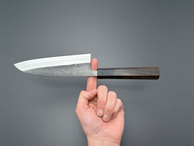 Yoshikane Hamono White #2 Kurouchi Santoku