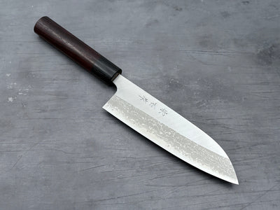 Muneishi Aogami Damascus Santoku