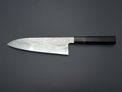 Masuda Yoshihide Blue #1 Damascus Santoku 195mm
