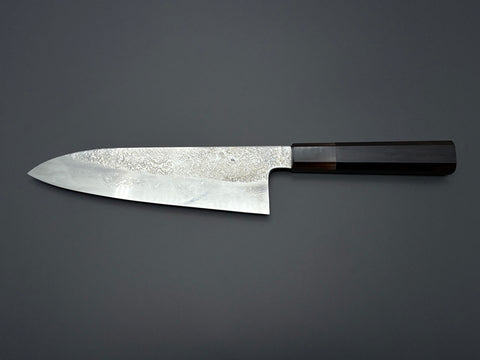 Masuda Yoshihide Blue #1 Damascus Santoku 195mm