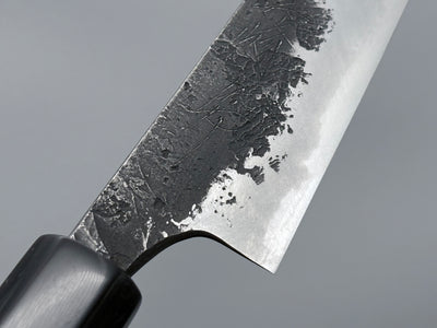 Naoki Mazaki White #2 Kurouchi Nashiji Petty 135mm