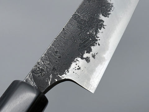 Naoki Mazaki White #2 Kurouchi Nashiji Petty 135mm