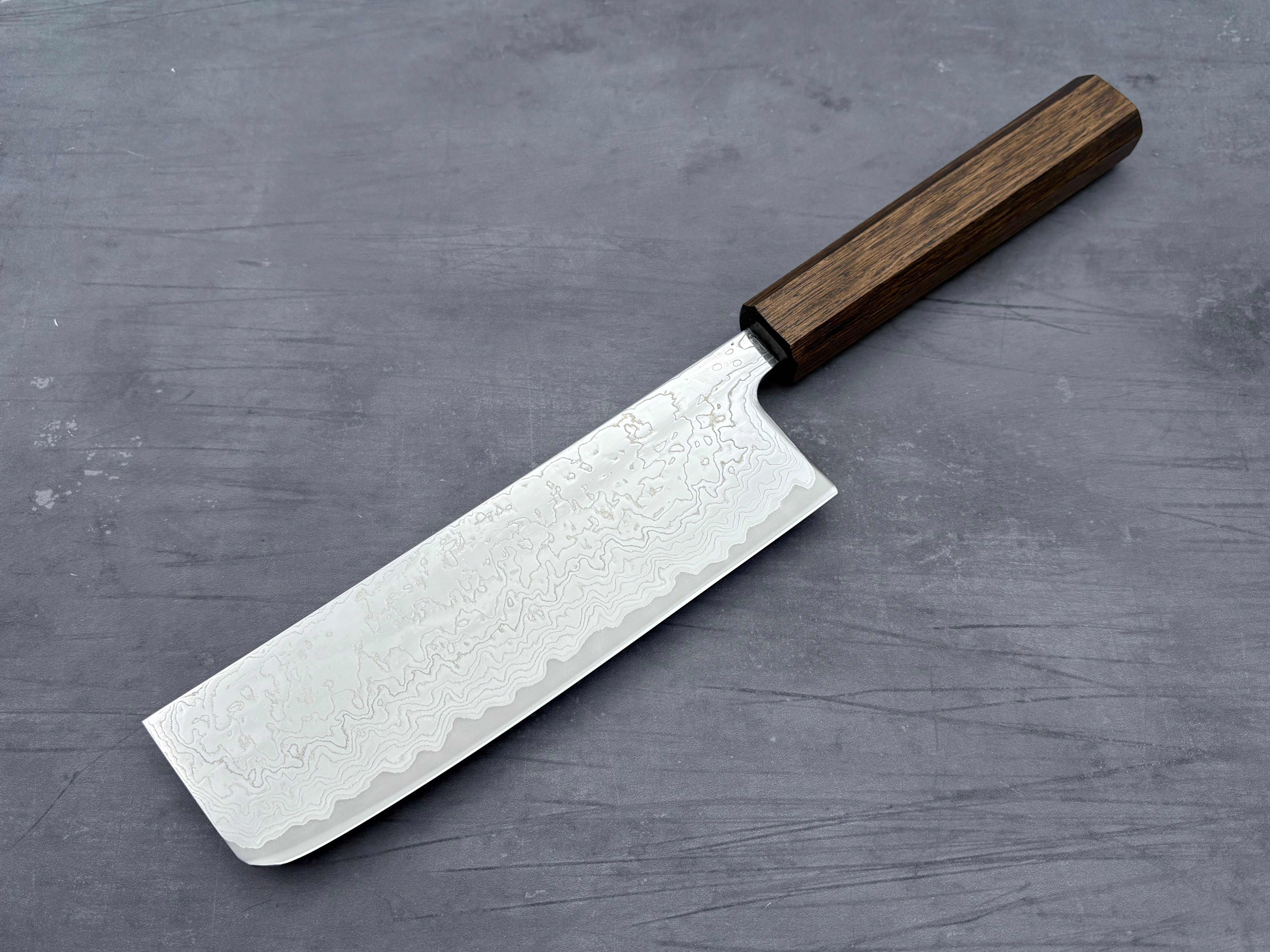 Tsunehisa VG10 Nickel Damascus Nakiri