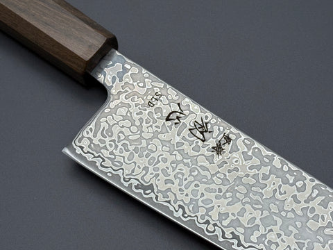 Hatsukokoro Hikari SLD Kurozome Damascus Santoku