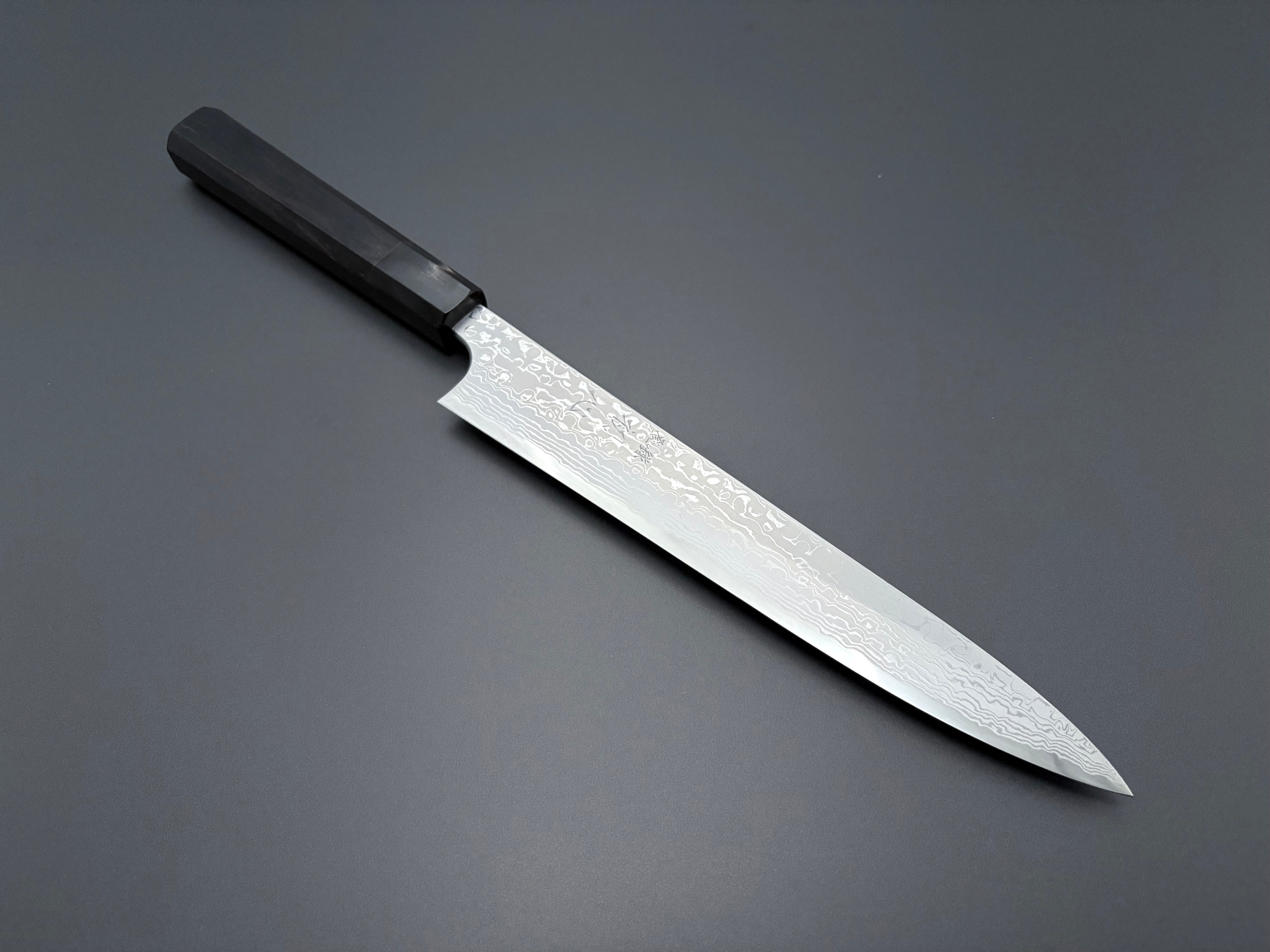 Yauji Yoshihiro Blue #2 Damascus Yanagiba 240mm