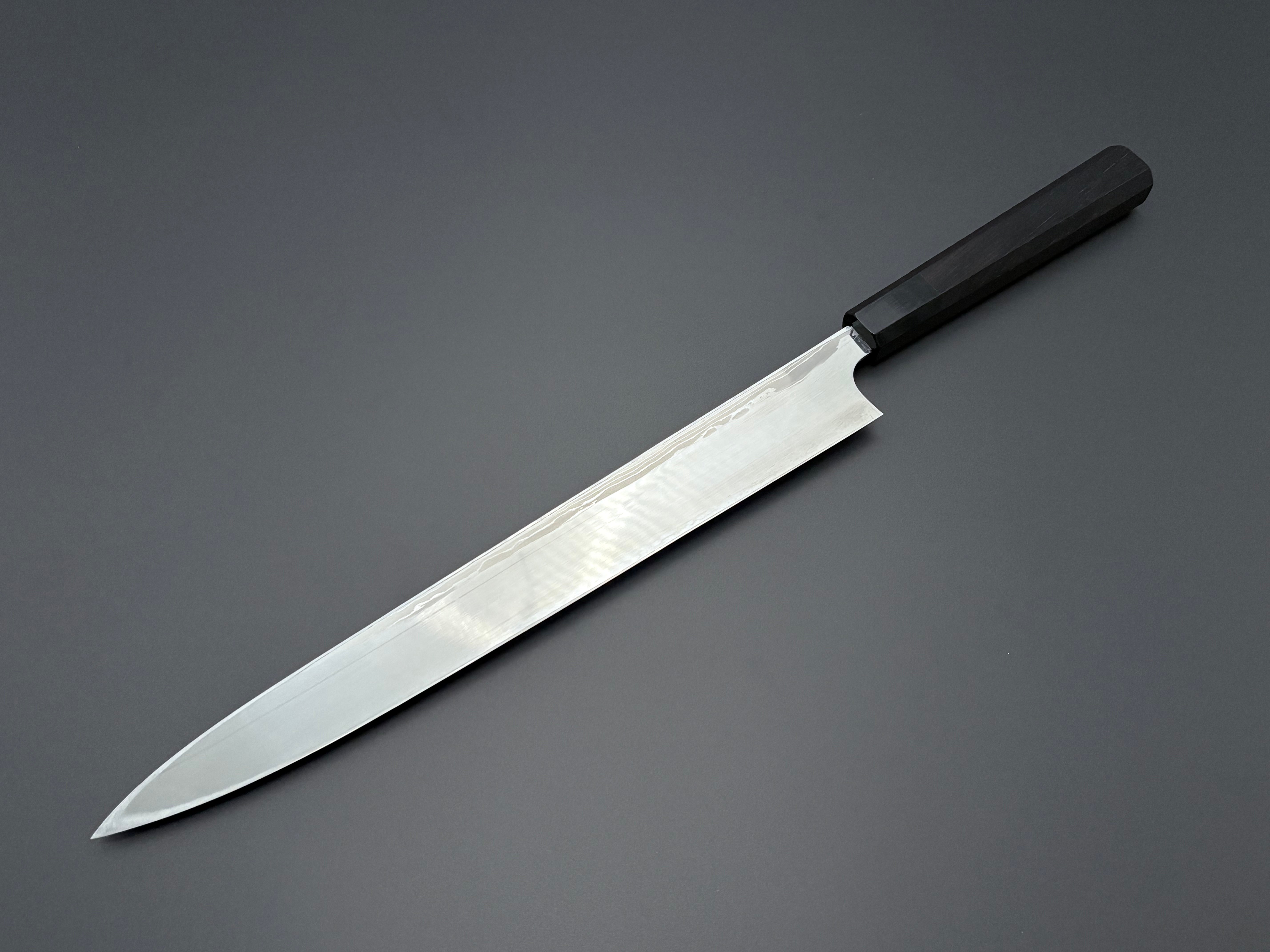 Yauji Yoshihiro Blue #2 Damascus Yanagiba 330mm