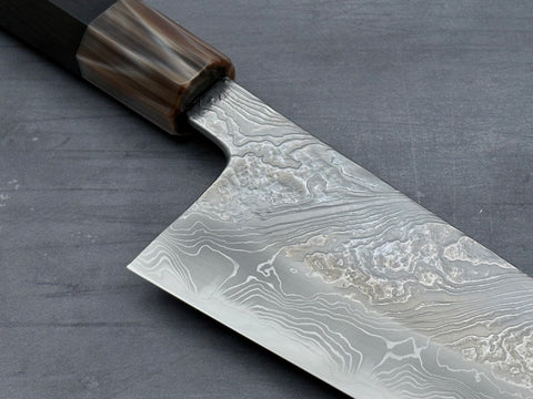 Masuda Yoshihide White #1 Twisted Damascus Gyuto 240mm