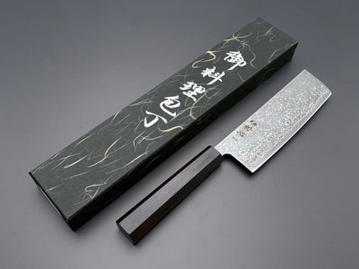 Hatsukokoro Hikari SLD Kurozome Damascus Nakiri