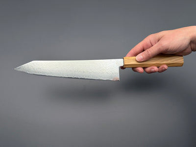Hatsukokoro Ryuhyo SG2 Mirror Damascus Kiritsuke Gyuto 240mm