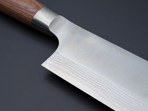 Katsuyasu Kamo VG10 Damascus Nakiri