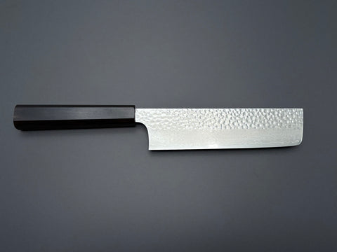 Hatsukokoro VG10 Damascus Tsuchime Nakiri