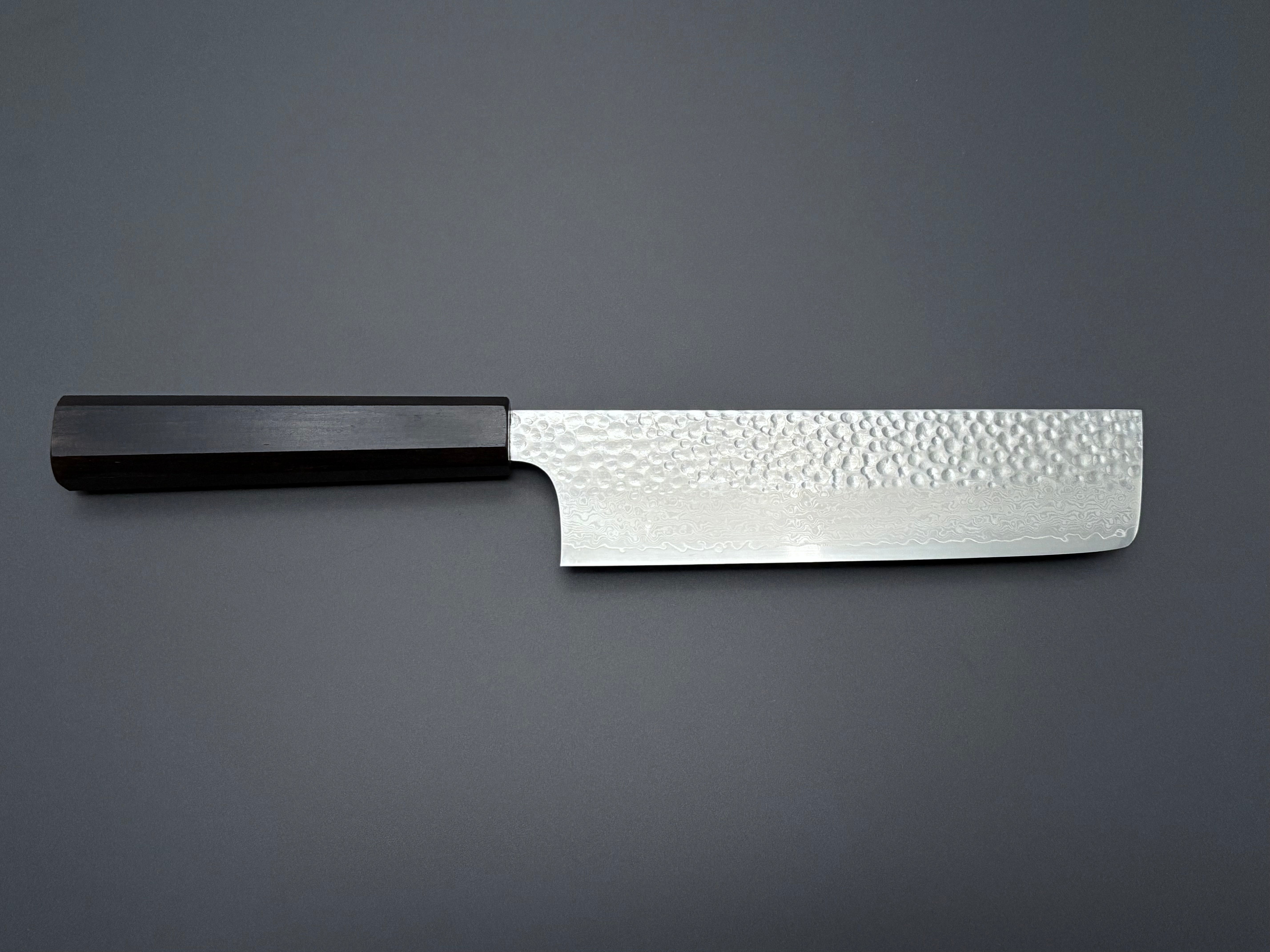 Hatsukokoro VG10 Damascus Tsuchime Nakiri