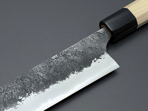 Naoki Mazaki White #2 Kurouchi Nashiji Sujihiki 300mm