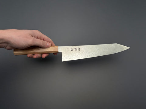 Hatsukokoro Ryuhyo SG2 Mirror Damascus Kiritsuke Gyuto 210mm