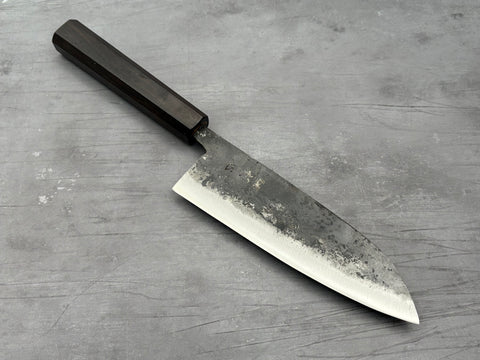 Hatsukokoro Kurogane Blue #2 Santoku