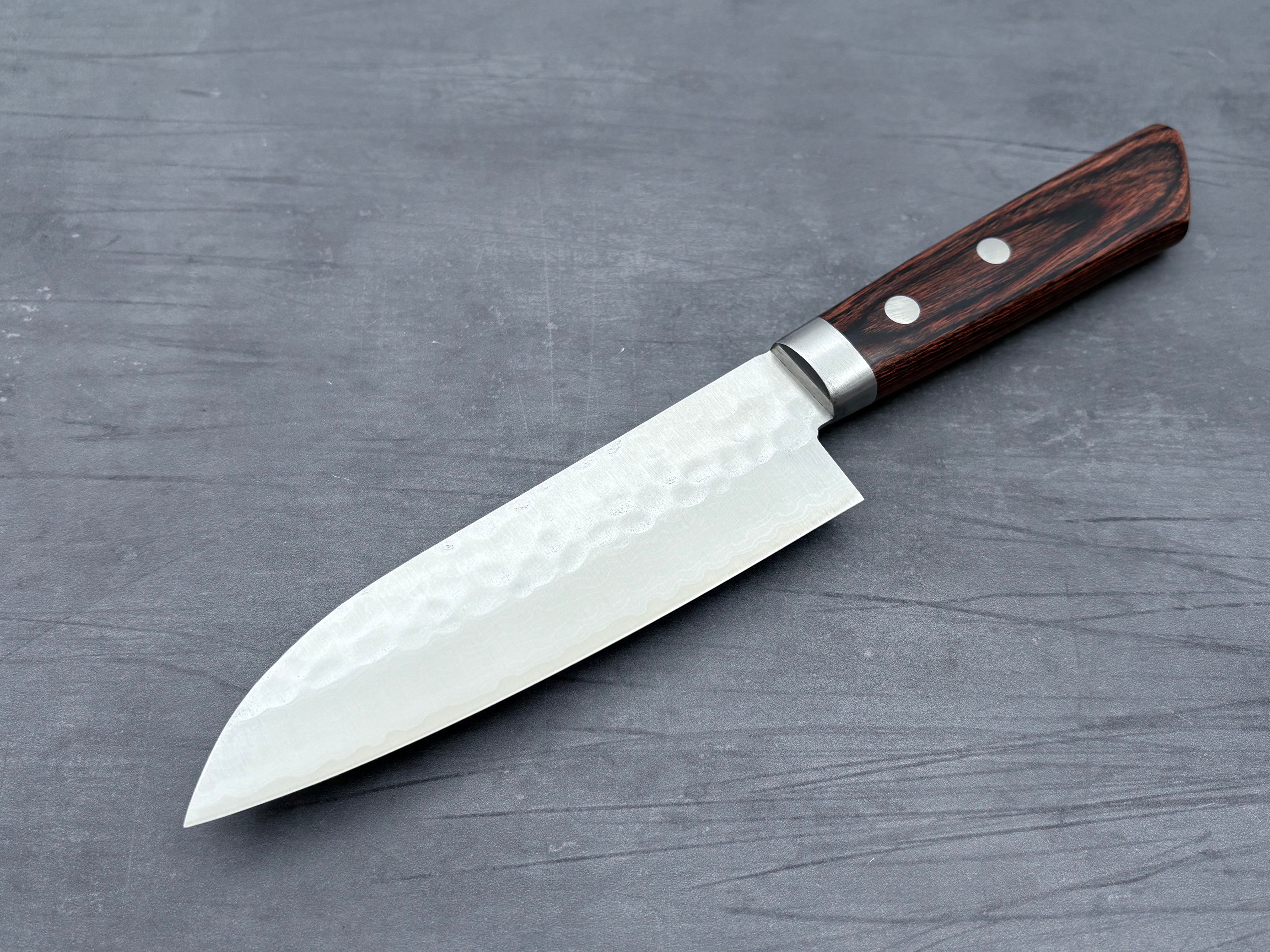 Masutani Hamono V10 Tsuchime Damascus Ko-Santoku
