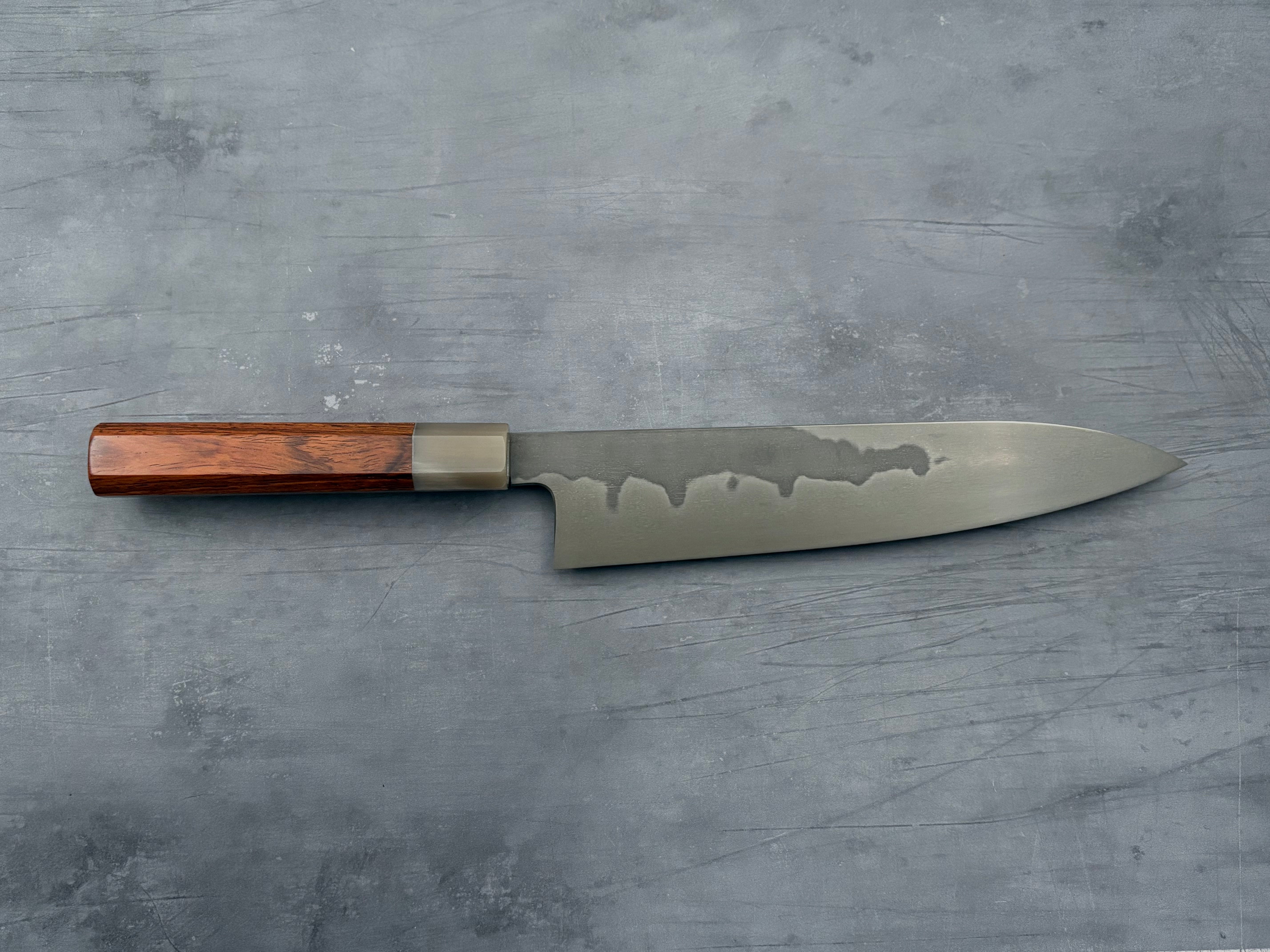 Shoichi Hashimoto White #1 Honyaki Omodaka Gyuto 240mm