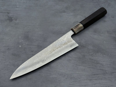 Masuda Yoshihide White #1 Twisted Damascus Gyuto 240mm