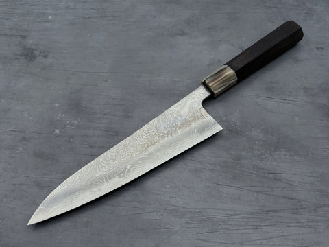 Masuda Yoshihide White #1 Twisted Damascus Gyuto 240mm