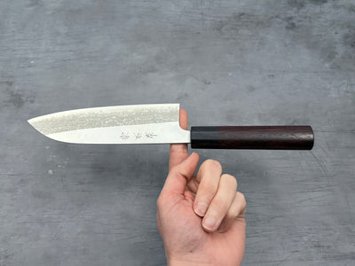 Muneishi Aogami Damascus Santoku