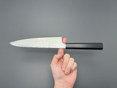 Hatsukokoro VG10 Damascus Tsuchime Gyuto 210mm