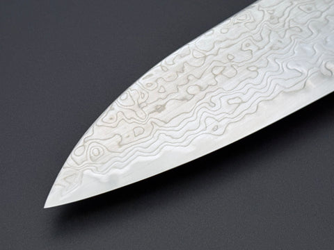 Hatsukokoro Ryuhyo SG2 Mirror Damascus Gyuto 210mm