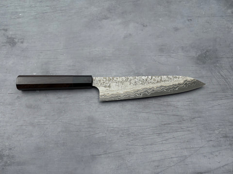 Hatsukokoro Coreless Blue #2 / White #2 Damascus Gyuto 210mm