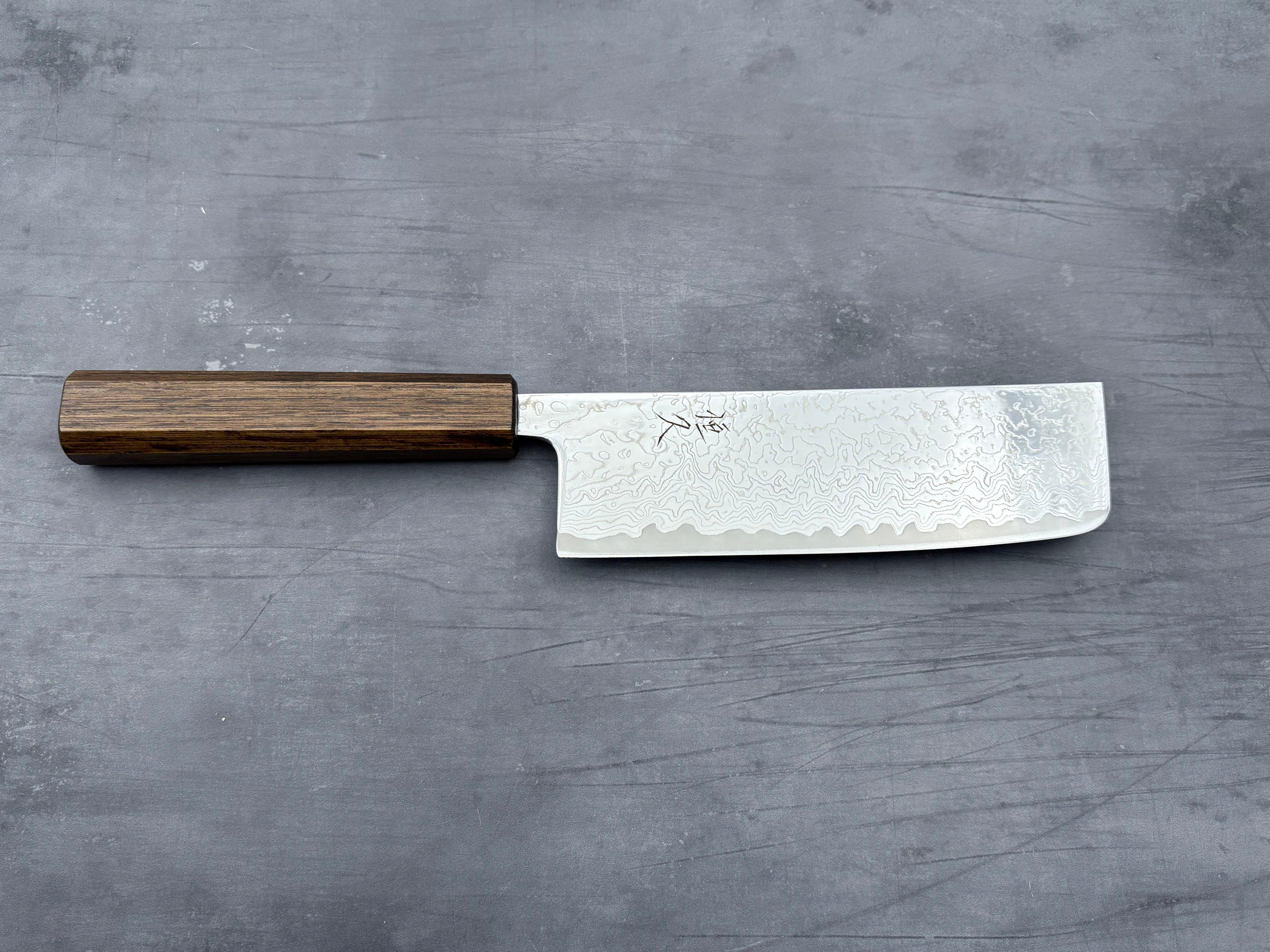 Tsunehisa VG10 Nickel Damascus Nakiri