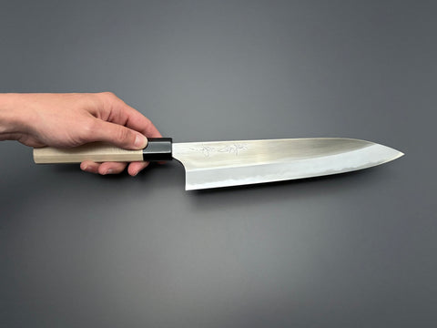 Naoki Mazaki White #2 Migaki Gyuto 240mm
