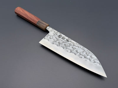 Kisuke Manaka Blue #2 Tsuchime Migaki Santoku