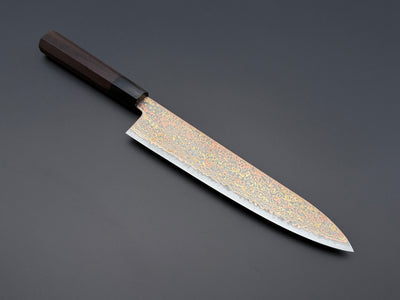 Hatsukokoro Hinotori V-Toku2 Rainbow Damascus Gyuto 240mm