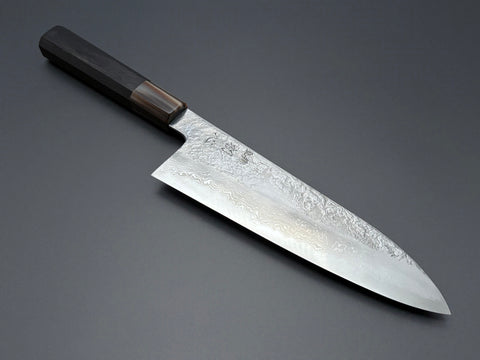 Masuda Yoshihide Blue #1 Damascus Santoku 195mm