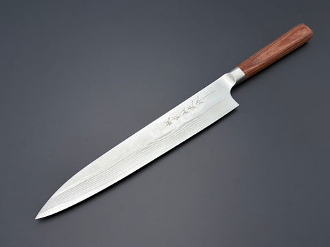 Katsuyasu Kamo VG10 Damascus Sujihiki 270mm