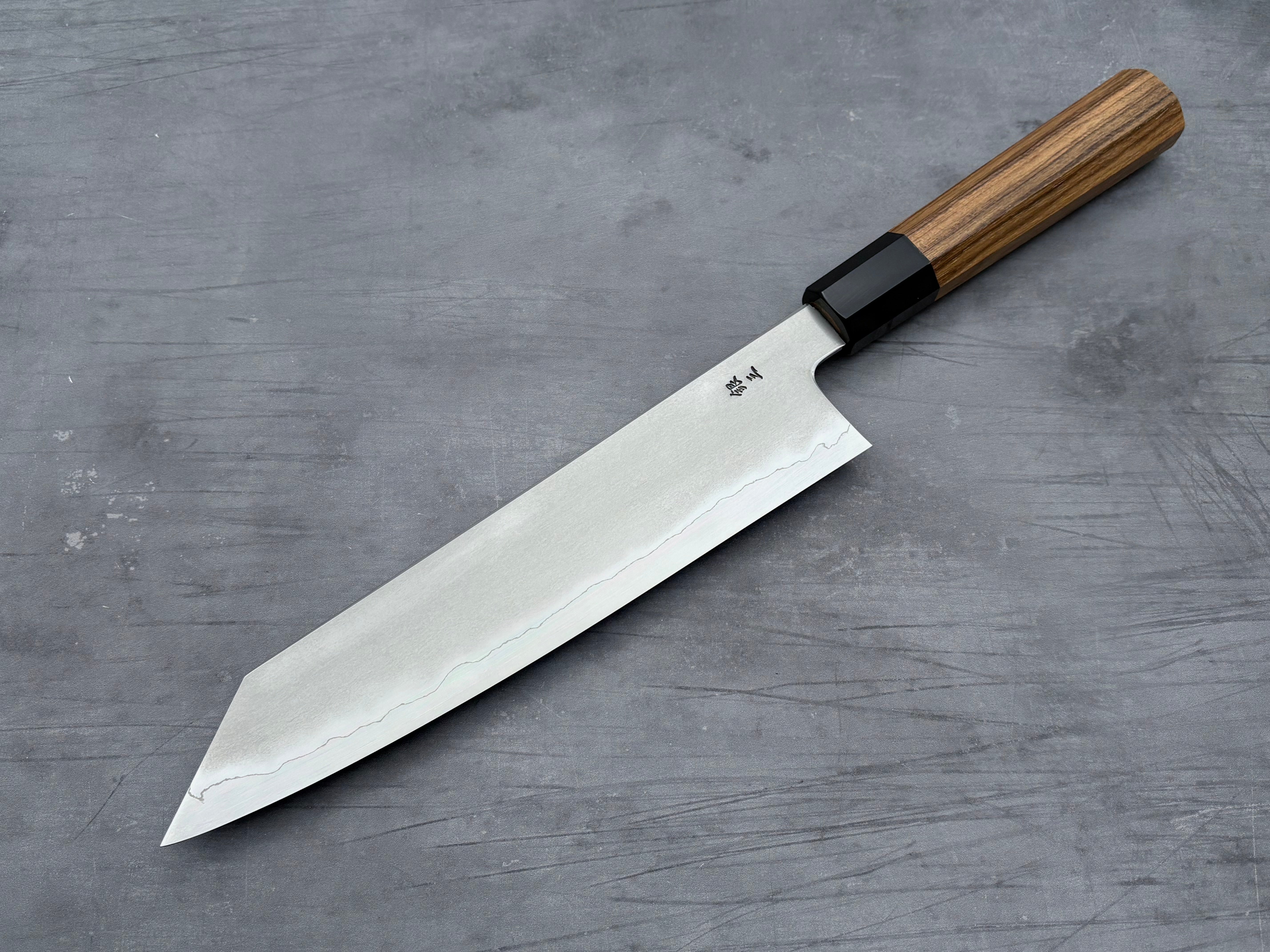 Tetsujin Hamono Saku Silver 3 Kasumi Kiritsuke Gyuto 240mm