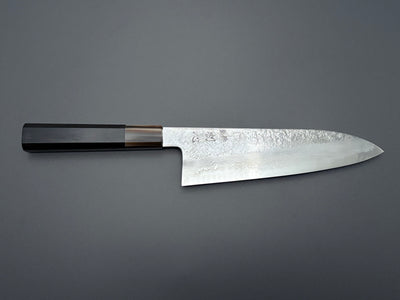 Masuda Yoshihide Blue #1 Damascus Santoku 195mm