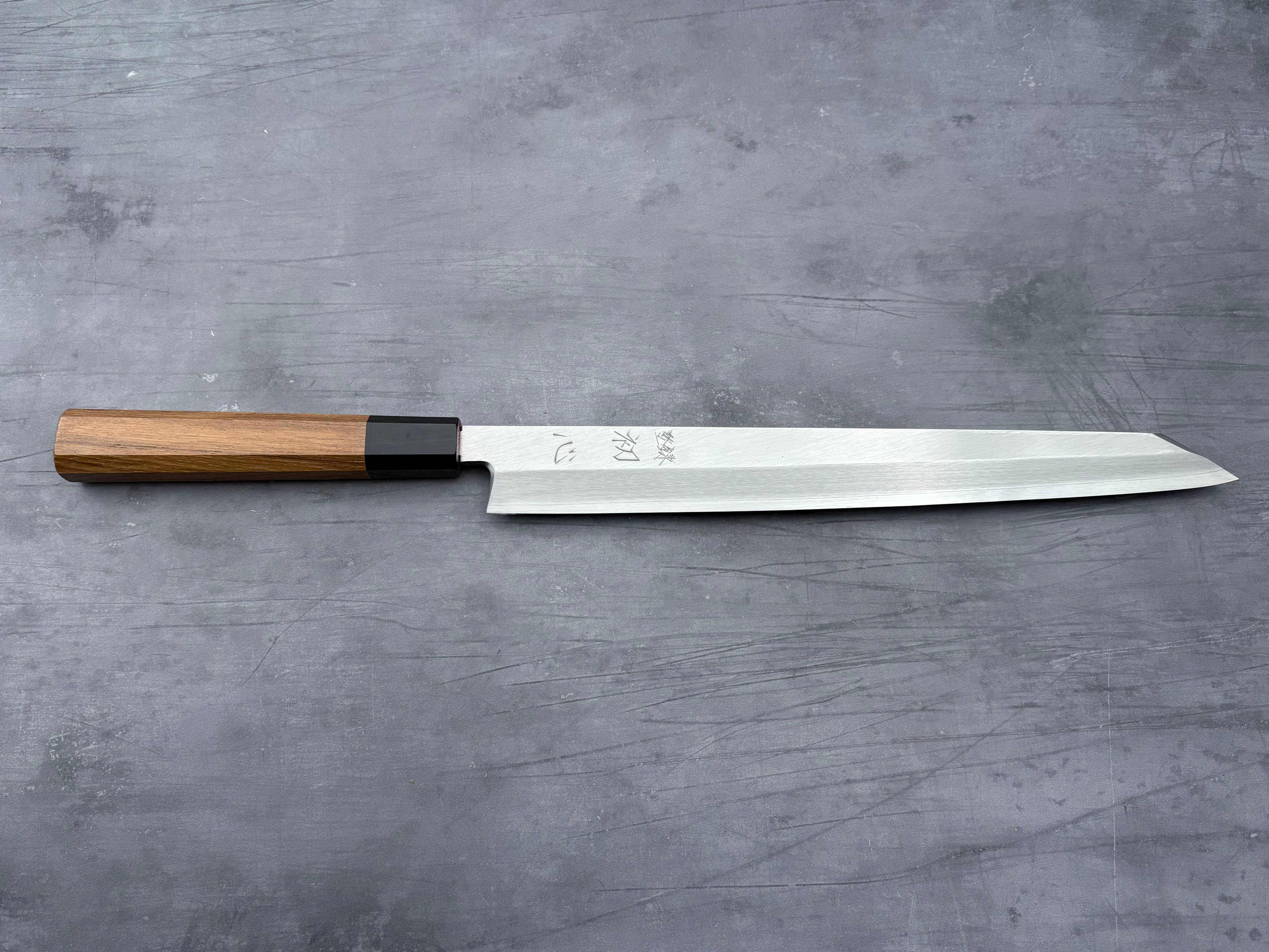 Hatsukokoro Shirasagi Ginsan Kiritsuke Yanagiba 300mm