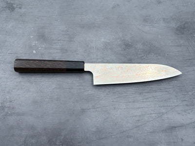 Takeshi Saji VG10 Rainbow Damascus Gyuto 180mm